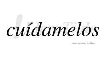 Cuídamelos lleva tilde con vocal tónica en la «i»