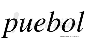 Puebol  no lleva tilde con vocal tónica en la «o»
