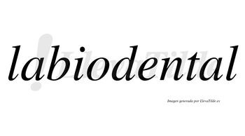 Labiodental  no lleva tilde con vocal tónica en la segunda «a»