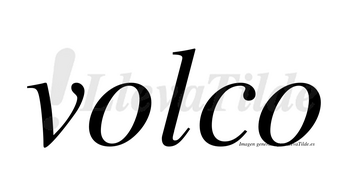 Volco  no lleva tilde con vocal tónica en la primera «o»