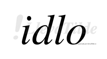 Idlo no lleva tilde con vocal tónica en la «i»