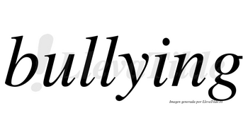 Bullying no lleva tilde con vocal tónica en la «i»