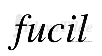 Fucil no lleva tilde con vocal tónica en la «i»