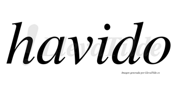 Havido no lleva tilde con vocal tónica en la «i»