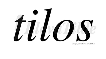 Tilos no lleva tilde con vocal tónica en la «i»