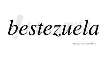 Bestezuela  no lleva tilde con vocal tónica en la tercera «e»