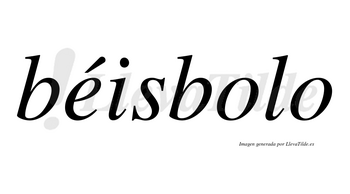 Béisbolo lleva tilde con vocal tónica en la «e»