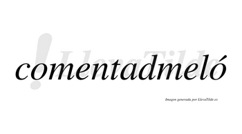Comentadmeló  lleva tilde con vocal tónica en la segunda «o»