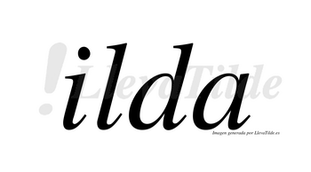 Ilda  no lleva tilde con vocal tónica en la «i»