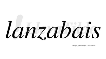 Lanzabais  no lleva tilde con vocal tónica en la segunda «a»
