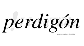 Perdigón  lleva tilde con vocal tónica en la «o»
