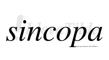 Sincopa  no lleva tilde con vocal tónica en la «o»