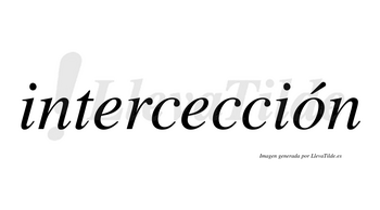Intercección  lleva tilde con vocal tónica en la «o»