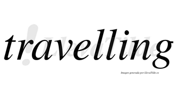 Travelling no lleva tilde con vocal tónica en la «i»