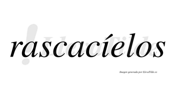 Rascacíelos lleva tilde con vocal tónica en la «i»