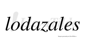 Lodazales  no lleva tilde con vocal tónica en la segunda «a»