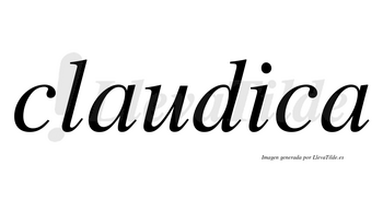 Claudica no lleva tilde con vocal tónica en la «i»