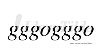 Gggogggo  no lleva tilde con vocal tónica en la primera «o»