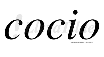 Cocio no lleva tilde con vocal tónica en la primera «o»