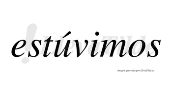 Estúvimos lleva tilde con vocal tónica en la «u»