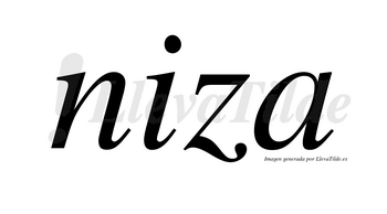 Niza  no lleva tilde con vocal tónica en la «i»