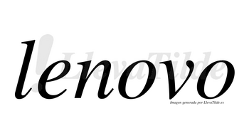 Lenovo no lleva tilde con vocal tónica en la primera «o»