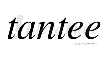 Tantee no lleva tilde con vocal tónica en la primera «e»