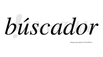 Búscador lleva tilde con vocal tónica en la «u»