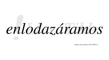 Enlodazáramos  lleva tilde con vocal tónica en la segunda «a»