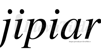 Jipiar no lleva tilde con vocal tónica en la «a»