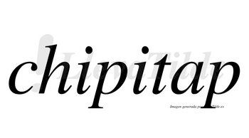 Chipitap no lleva tilde con vocal tónica en la «a»