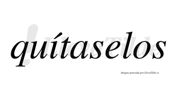 Quítaselos  lleva tilde con vocal tónica en la «i»