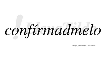 Confírmadmelo  lleva tilde con vocal tónica en la «i»