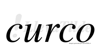 Curco  no lleva tilde con vocal tónica en la «u»