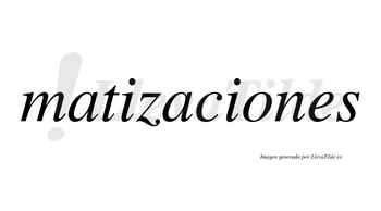 Matizaciones no lleva tilde con vocal tónica en la «o»