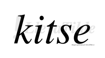 Kitse  no lleva tilde con vocal tónica en la «i»