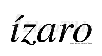 Ízaro  lleva tilde con vocal tónica en la «i»