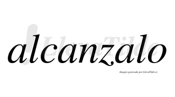 Alcanzalo  no lleva tilde con vocal tónica en la tercera «a»