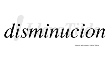 Disminucion no lleva tilde con vocal tónica en la «u»
