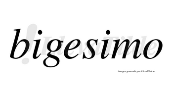 Bigesimo no lleva tilde con vocal tónica en la segunda «i»