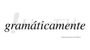 Gramáticamente lleva tilde con vocal tónica en la segunda «a»