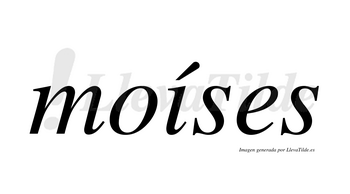 Moíses  lleva tilde con vocal tónica en la «i»
