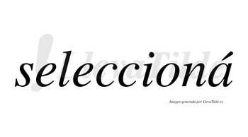 Seleccioná lleva tilde con vocal tónica en la «a»