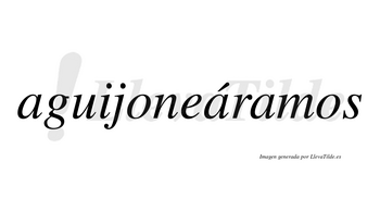 Aguijoneáramos  lleva tilde con vocal tónica en la segunda «a»
