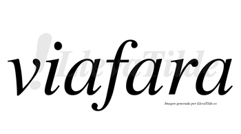 Viafara  no lleva tilde con vocal tónica en la segunda «a»