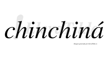 Chinchiná lleva tilde con vocal tónica en la «a»