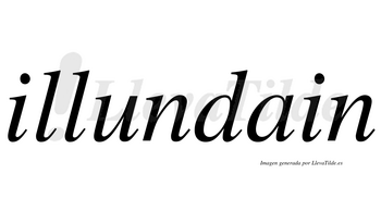 Illundain  no lleva tilde con vocal tónica en la «u»