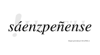 Sáenzpeñense lleva tilde con vocal tónica en la «a»