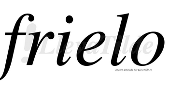 Frielo no lleva tilde con vocal tónica en la «e»