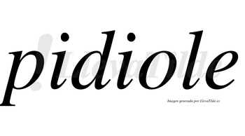 Pidiole  no lleva tilde con vocal tónica en la «o»